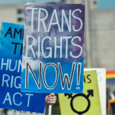 Trans Rights Now Banner